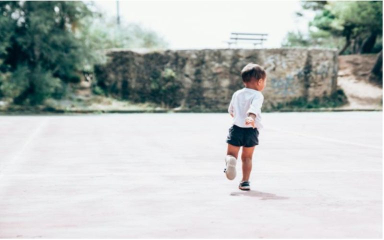 Child running